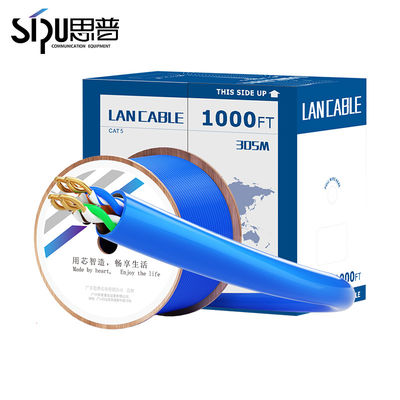 quality Kategorie 5e 1000ft UTP FTP SFTP reines Kupfer 24AWG Netzwerk Ethernet LAN Kabel factory